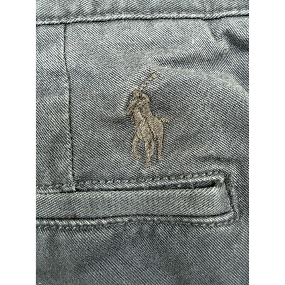 Polo Ralph Lauren Mens 36 Navy Blue Black Pony Stretch Classic Fit Chino Shorts - Picture 3 of 8
